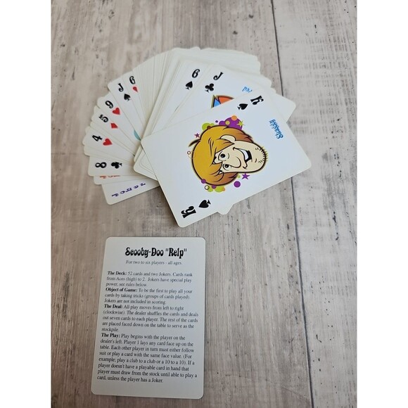 🃏 Vintage 1999 Scooby-Doo Playing Cards Complete Deck by Hanna-Barbera Cartoon - Picture 6 of 8